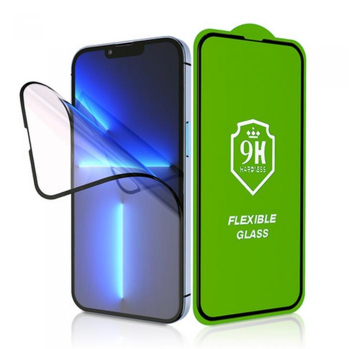 Bestsuit - Bestsuit 5D Flexibel Hybrid Glas till iPhone 7/8 Plus - Svart