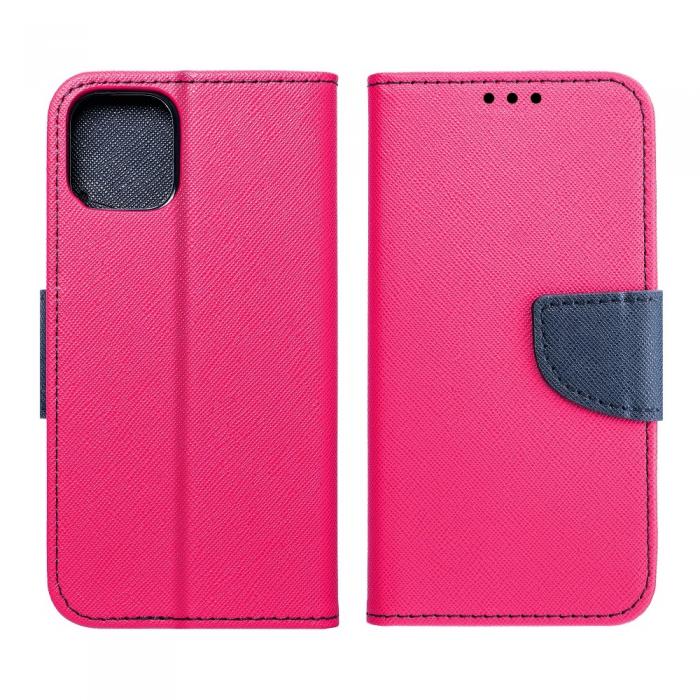 OEM - Fancy Plnboksfodral till Samsung Galaxy J5 2017 Rosa/navy