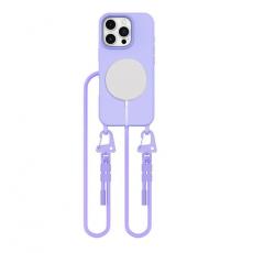 Tech-Protect - Tech-Protect iPhone 16 Pro Max Mobilhalsband Skal Magsafe - Lila