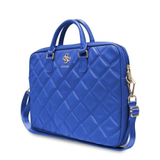 Guess - Guess Laptopväska 16" Quilted 4G - Blå