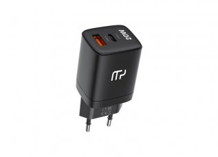 myPhone - myPhone Väggladdare 20W 1xUSB-A 1xUSB-C Swiftcharge Duo - Svart