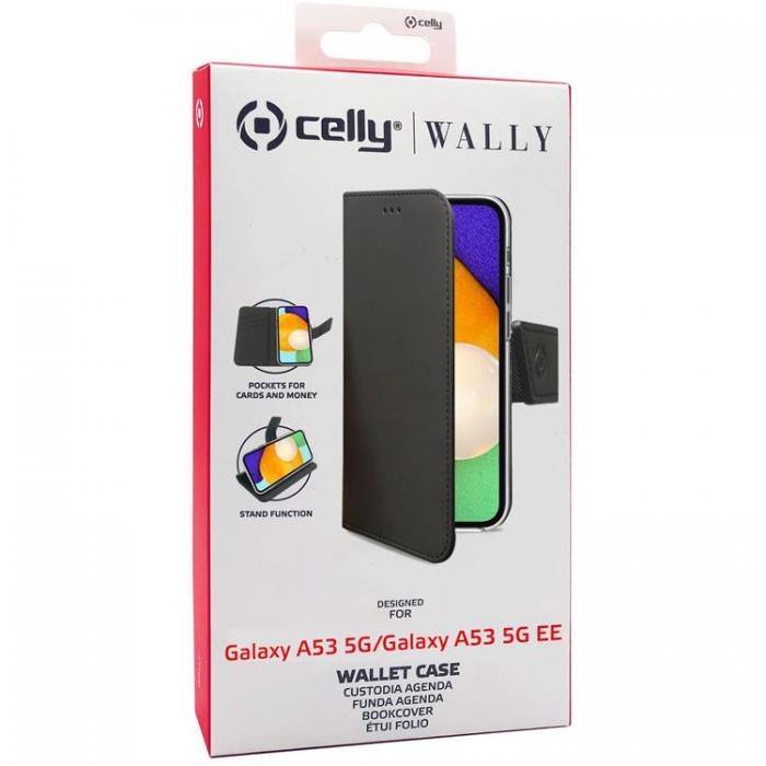 Celly - Celly Galaxy A53 5G Plnboksfodral - Svart