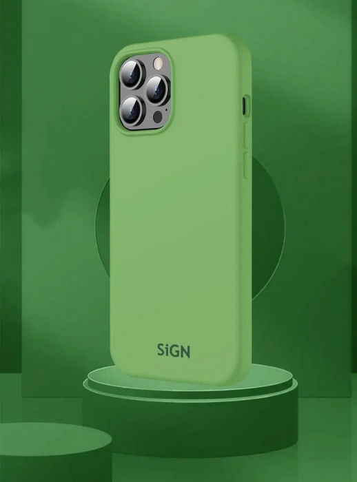 SiGN - SiGN iPhone 14 Pro Max Skal Liquid Silicone - Jade grn