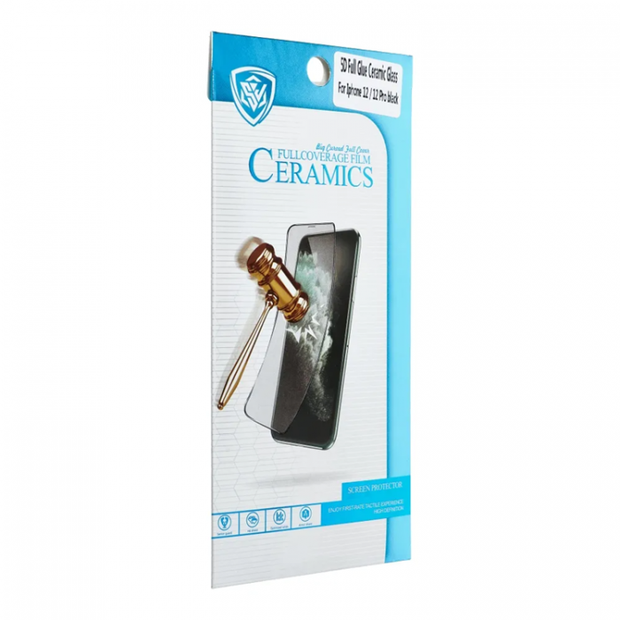 A-One Brand - Galaxy S25 Plus Hrdat Glas Skrmskydd Ceramic Full Glue - Svart