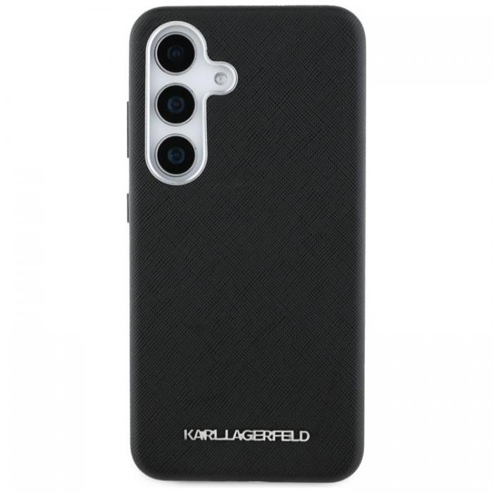 KARL LAGERFELD - Karl Lagerfeld Galaxy S25 Plus Mobilskal MagSafe Saffiano Full Wrapped - Svart