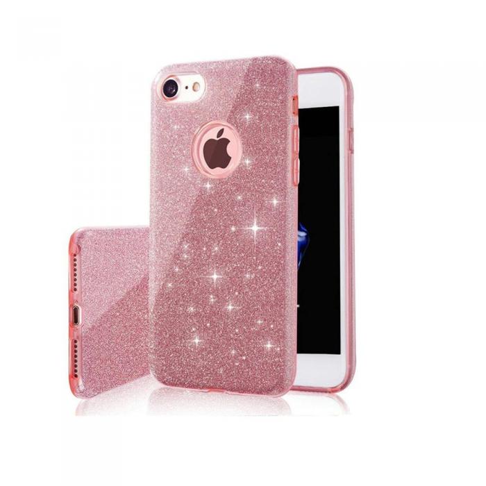 OEM - Glitter Skal fr iPhone 11 Pro Rosa - Skyddande Mobilfodral