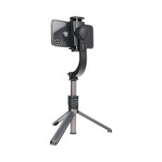 A-One Brand - Combo Selfiestick med Tripod och fjärrkontroll GIMBAL STABILIZER - Svart