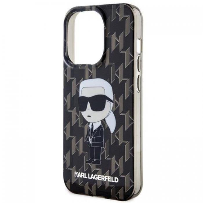 KARL LAGERFELD - KARL LAGERFELD iPhone 15 Pro Mobilskal Monogram Ikonik - Transparent