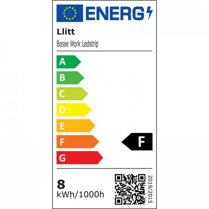 LLITT - LLIT Ledstrip Arbetsbelysning 10m IP65 4000K 80W 8000lm