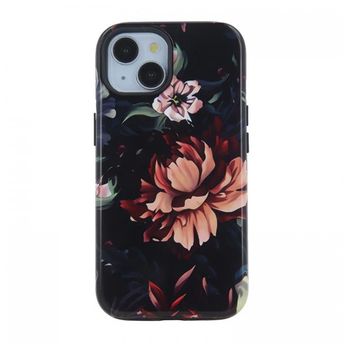 A-One Brand - iPhone 15 Plus Mobilskal Decor - Peony