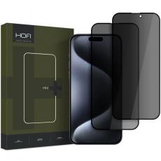 Hofi - HOFI [2-Pack] iPhone 16 Pro Härdat Glas Skärmskydd Privacy