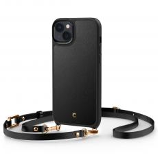 Spigen - Spigen iPhone 14 Plus Magsafe Skal med Halsband Cyrill Charm - Svart