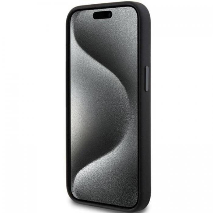 KARL LAGERFELD - KARL LAGERFELD iPhone 15 Mobilskal Silikon Choupette Metal Pin