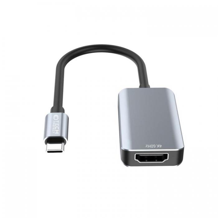 Tech-Protect - Tech-Protect USB-C till HDMI Adapter Ultraboost - Svart