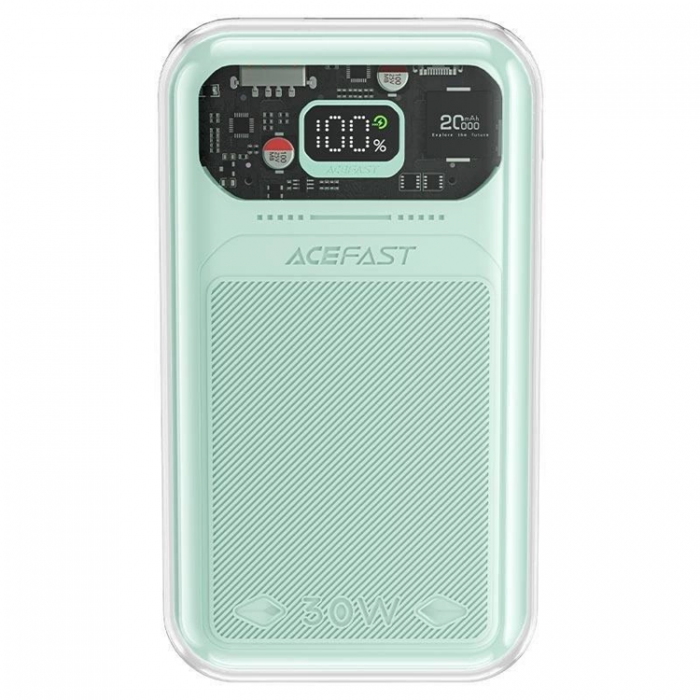 Acefast - Acefast Powerbank 20000mAh 30W Sparkling Series M2 - Grn