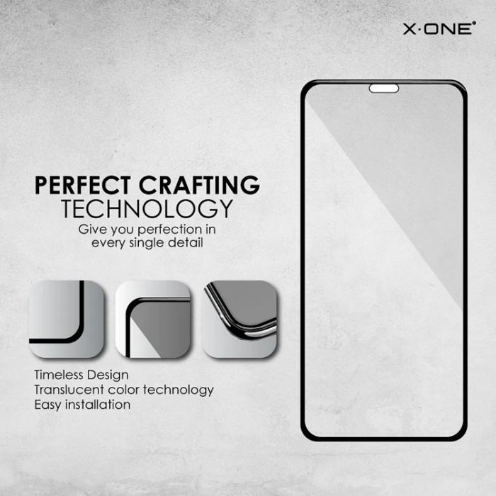 X-One - X-ONE Full Cover matt Hrdat Glas till iPhone 11