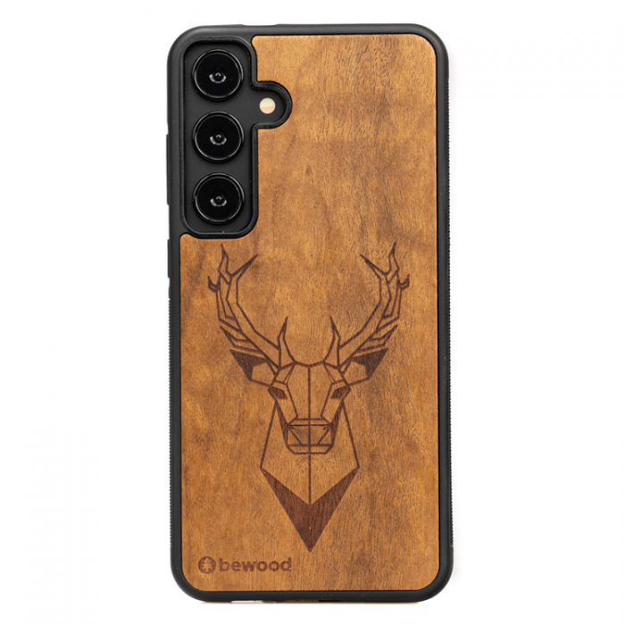 Bewood - Bewood Galaxy S24 Plus Mobilskal Deer Imbuia