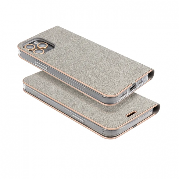 A-One Brand - Xiaomi Redmi 14C Plnboksfodral Luna Gold - Silver