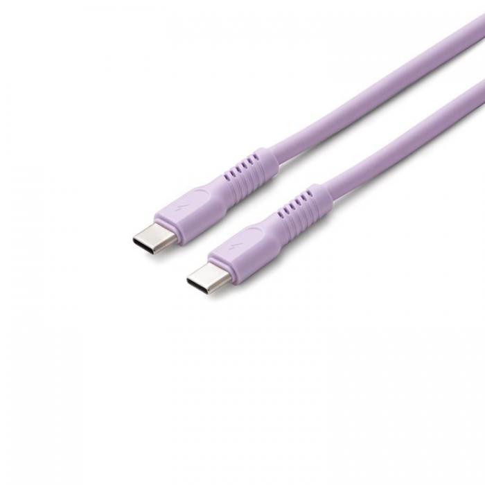 Colorum - Colorum USB-C till USB-C Kabel 1.8m 3A - Lavendel