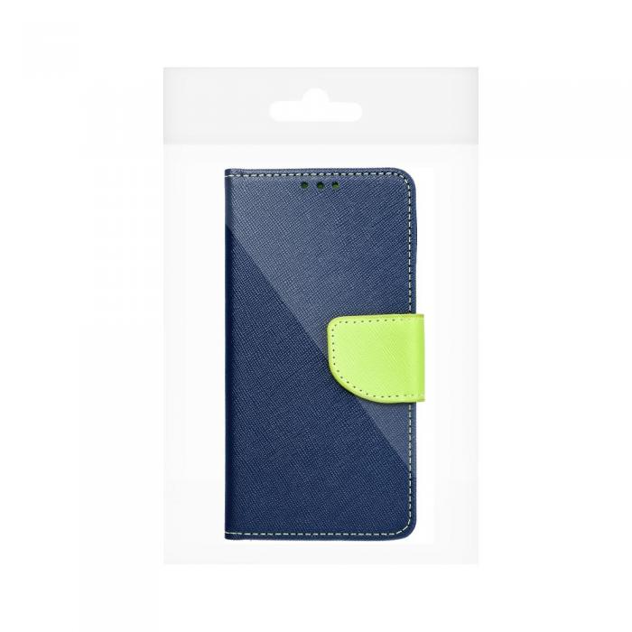 OEM - Fancy plnboksfodral fr Samsung A14 4G marinbl / lime