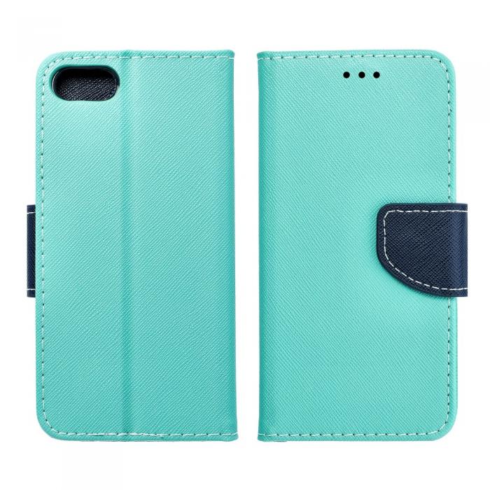 OEM - Fancy Plnboksfodral till Samsung Galaxy J5 2016 mint/navy