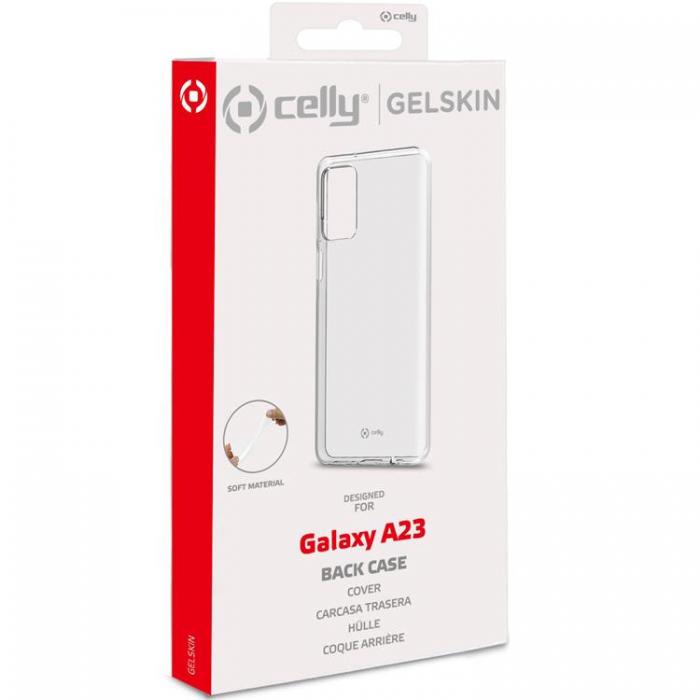 Celly - Celly Galaxy A23 Skal Gelskin TPU - Clear