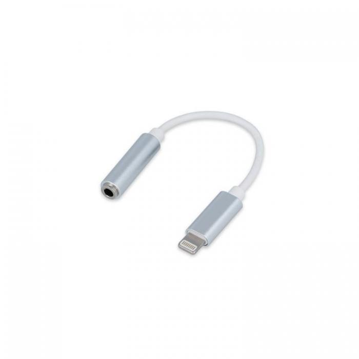 Setty - Setty Audio Adapter Lightning Till 3.5 mm - Vit