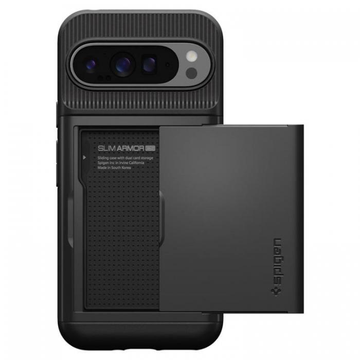 Spigen - Spigen Google Pixel 9 Pro XL Mobilskal Slim Armor CS - Svart