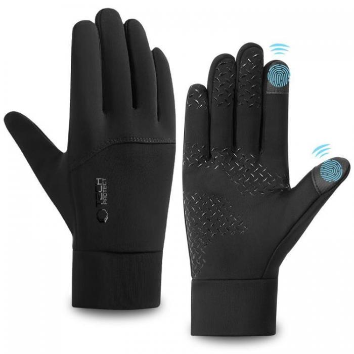 Tech-Protect - Tech-Protect WG01 Winter Touchvantar/Handskar L - Svart