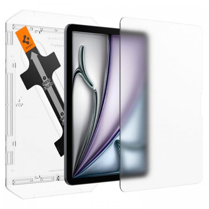 Spigen - Spigen iPad Air 11 (2024) Hrdat Glas Skrmskydd Paper Touch - Clear