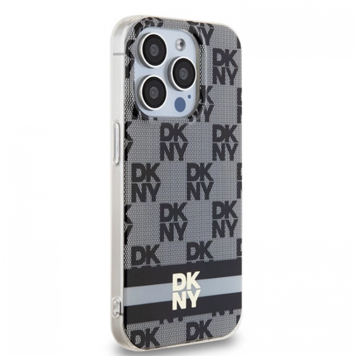 DKNY - DKNY iPhone 15 Pro Mobilskal Magsafe IML Checkered Mono