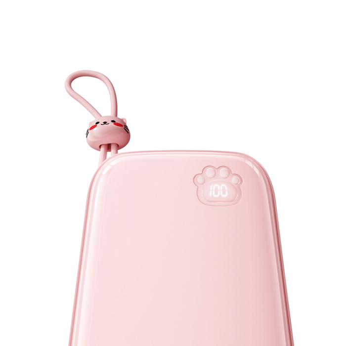 Joyroom - Joyroom Powerbank 22.5W 20000mAh + USB-C Kabel - Rosa