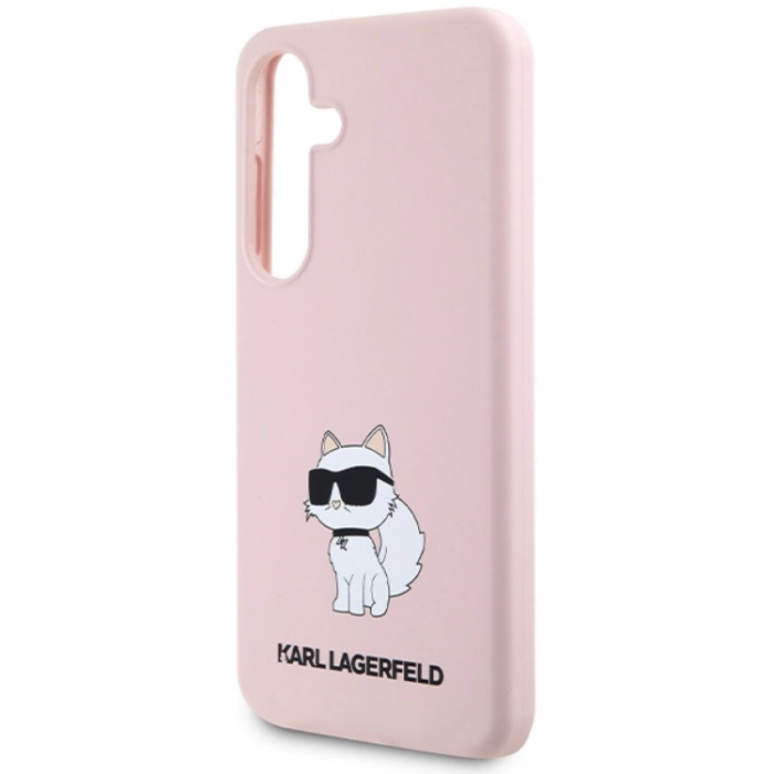 KARL LAGERFELD - Karl Lagerfeld Galaxy S24 Plus Mobilskal Silikon Choupette - Rosa