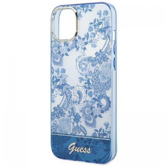 Guess - GUESS iPhone 14 Plus Skal Porcelain Collection - Bl