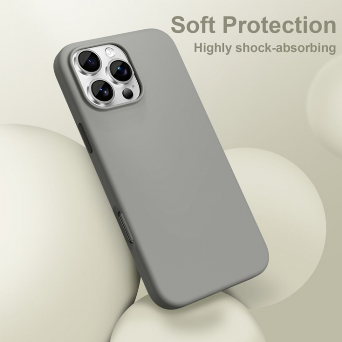 Tech-Protect - Tech-Protect iPhone 16 Pro Mobilskal Magsafe Silikon - Clay