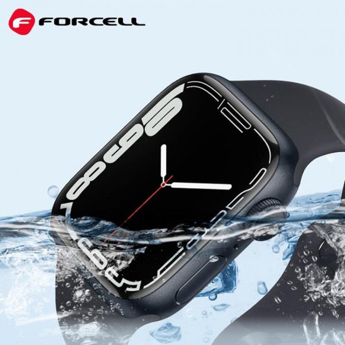 Forcell - Forcell Apple Watch (38/40/41mm) Armband F-Design - Svart