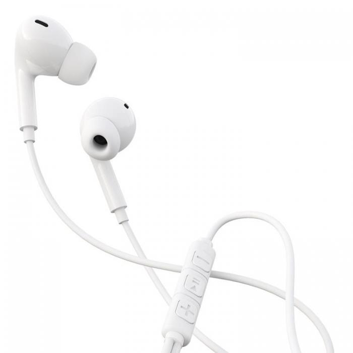 Devia - Devia In-Ear Trdbundna Hrlurar Jack 3.5mm Kintone A2 - Vit