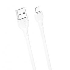 XO - XO USB-A Till Lightning Kabel 2m 2.1A NB200 - Vit