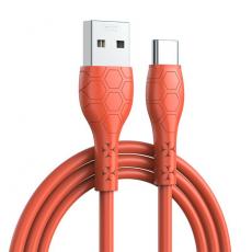 XO - XO USB-A Till USB-C Kabel 1m 2.4A NB240 - Orange