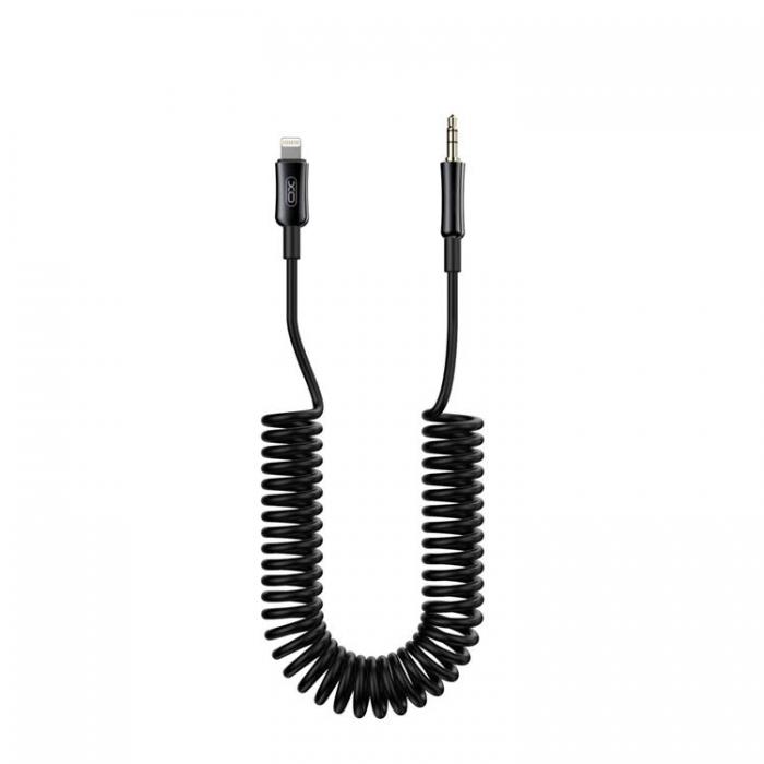 XO - XO Ljudkabel Lightning/Minijack 3.5 mm 1m NB-R241C - Svart