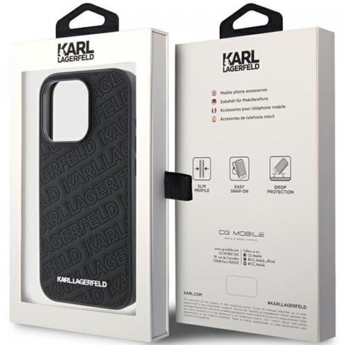 KARL LAGERFELD - KARL LAGERFELD iPhone 15 Pro Max Mobilskal Quilted K Pattern