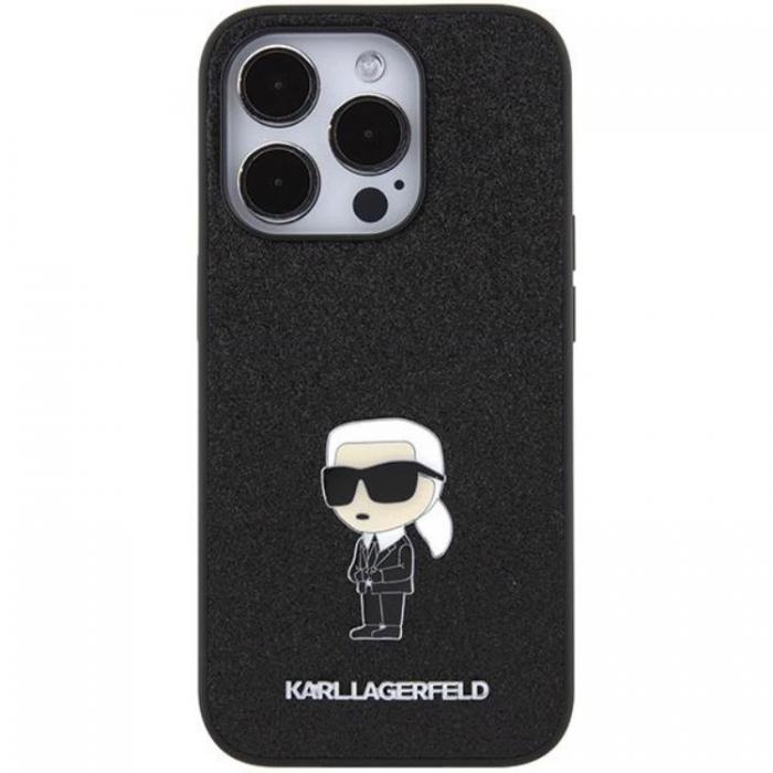 KARL LAGERFELD - KARL LAGERFELD iPhone 15 Pro Mobilskal Fixed Glitter Ikonik