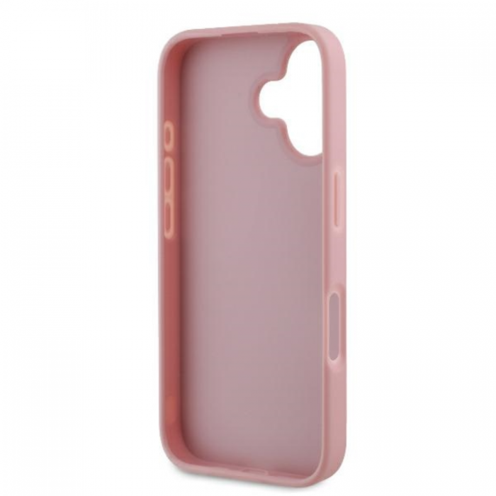 Guess - Guess iPhone 16 Plus Mobilskal Fixed Glitter Big 4G - Rosa