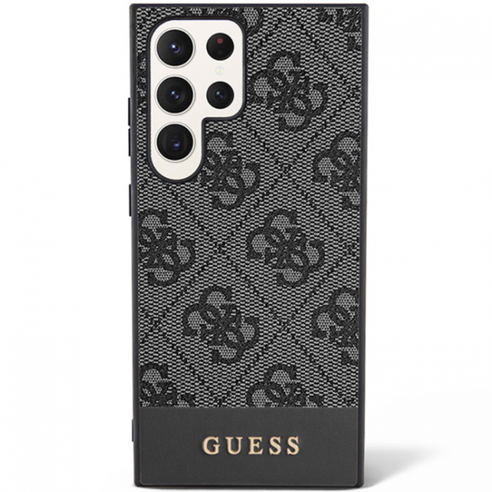 Guess - Guess Galaxy S24 Ultra Mobilskal Stripe Collection - Svart