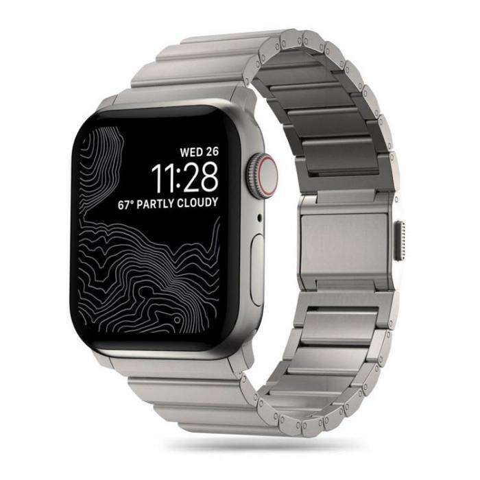 Tech-Protect - Tech-Protect Apple Watch (44/45/46/49mm) Armband Steel - Titanium