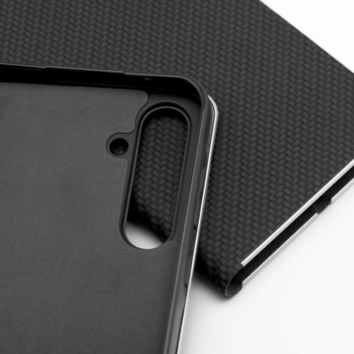 A-One Brand - Xiaomi Redmi 14C Plnboksfodral Luna Carbon - Svart