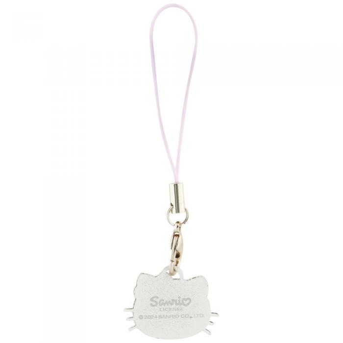 Hello Kitty - Hello Kitty Hngande Mobilrem Charm Kitty Head - Rosa