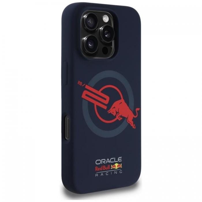 Red Bull - Red Bull iPhone 16 Pro Mobilskal MagSafe HC Silikon Red Lining ORB20 - Navy