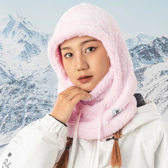 Qunature - Qunature Ski Balaclava Storlek M Arctic Velvet - Rosa