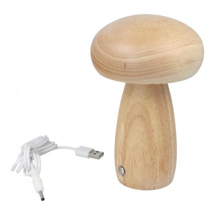 A-One Brand - Bordslampa Vid Sngen Mushroom Art Deco MTWTHN - Tr